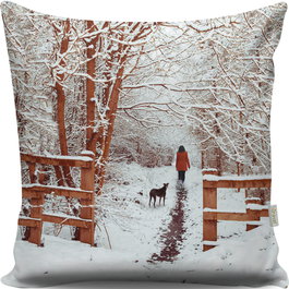Aberto Design Cojín Multicolor 43 x 43 cm